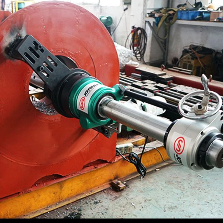 Portable Boring Machine For Pipe Machining