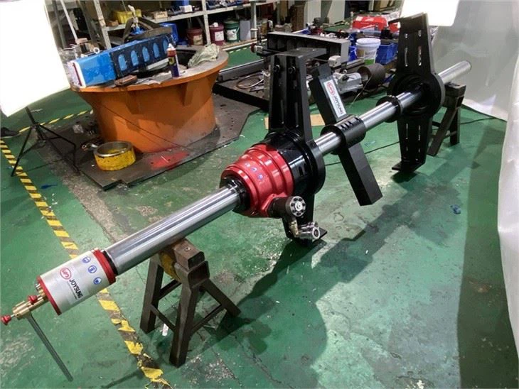 Large Scale Line Boring Machine Compressor Stern Turbine On Site Machining